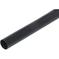 Rs Pro - Gaine thermorétractable Dia. 9mm Noir rétreint 3:1, 1.2m ( Prix pour Sachet de 5 )