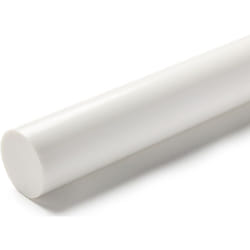Rs Pro - Tige en polyester pet Opaque Dia. 40mm x 1m ( Prix pour 1 )