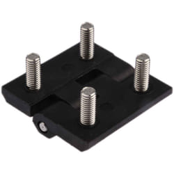 Charnière Goupille en Polycarbonate, 40mm x 40mm x 5mm ( Prix pour Paquet de 2 )
