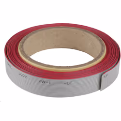 Nombre de voies = 16 Pas = 1.27mm AWG = 28 Longueur de bobine = 5m Largeur = 20,3 mm Forme du câble = Caoutchouc Couleur de g ...