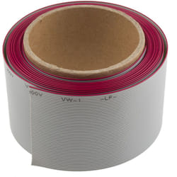 Câble en nappe Rs Pro 50 voies 28 awg, pas de 1.27mm, Gris, 5m ( Prix pour Bobine de 5 Mètres )