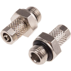 Rs Pro - Adaptateur droit fileté hydraulique vers Enfichable, 5 mm g 1/8 Mâle ( Prix pour Paquet de 5 )