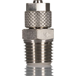 Rs Pro - Adaptateur droit fileté hydraulique vers Enfichable 6 mm r 1/8 Mâle ( Prix pour Paquet de 5 )