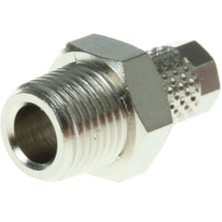 Rs Pro - Adaptateur droit fileté hydraulique vers Enfichable 4 mm r 1/8 Mâle ( Prix pour Paquet de 5 )