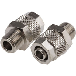 Rs Pro - Adaptateur droit fileté hydraulique vers Enfichable, 8 mm r 1/8 Mâle ( Prix pour Paquet de 5 )
