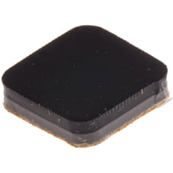 Rs Pro - Patin antidérapant en Polymère, Carré 12.7 x 12.7mm ( Prix pour Sachet de 24 )