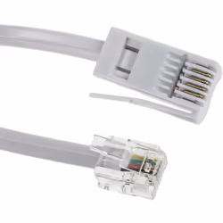 Connecteur A = Male RJ11 Connecteur B = Male BT431A Longueur = 3m Couleur de gaine = Blanc Câble de modem de RS Pro. Câbles d ...
