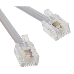 Rs Pro - Rallonge téléphonique, RJ11 / RJ11, Blanc, 3m ( Prix pour 1 )