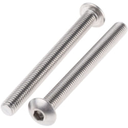 Vis à six pans creux, M5 x 50mm, tête Vis bombée à tête creuse hexagonale, en Acier Inoxydable ( Prix pour Boîte de 50 )