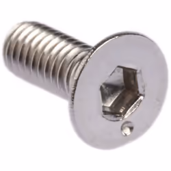 Taille de filetage = M3 Longueur = 8mm Forme de tête = Vis fraisée à tête creuse hexagonale Standard DIN = DIN 7991 Matériau  ...