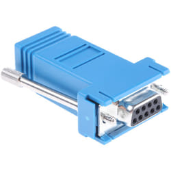 Rs Pro - Adaptateur Sub-D 9 Femelle vers RJ45 Femelle ( Prix pour 1 )