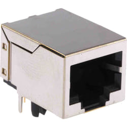 Rs Pro - Connecteur RJ45 Femelle Montage sur ci Angle Droit ( Prix pour 1 )