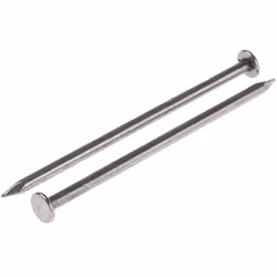 Type de clou = Clou à tête ronde Finition = Brillant Diamètre = 65 mm x 2.65mm type de tête = Plat rond Matériau = Acier Poid ...