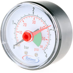 Rs Pro - Manomètre 0bar à 4bar, ø cadran 50mm ( Prix pour 1 )