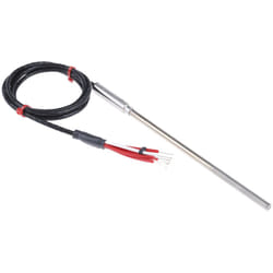Rs Pro - Capteur rtd PT100 ø 6mm, L.150mm + 1m, +500°C max, Câble ( Prix pour 1 )