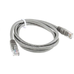 Rs Pro - Câble Ethernet cat 5e Avec connecteur Gris / , u/utp, 1m ( Prix pour 1 )