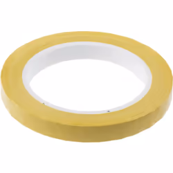 Couleur = Jaune Largeur = 12mm Longueur = 66m Matériau du support = Polyester Epaisseur = 0.06mm Température maximum de fonct ...