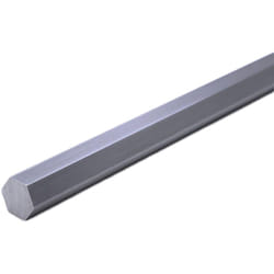Barre Hexagonale Acier Doux, l. 12mm, l 1m ( Prix pour Lot de 6 )