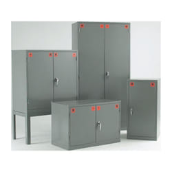 Rs Pro - Armoire pour produits dangereux, 1 étagère, Gris, en Acier, verrouillable, 915mm x 457mm x 457mm ( Prix pour 1 )