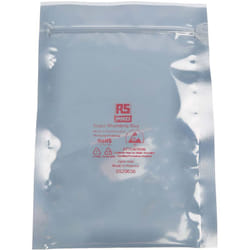 Sachet antistatique Rs Pro 152mm x 102mm, Fermeture à Zip, Argent ( Prix pour Sachet de 100 )