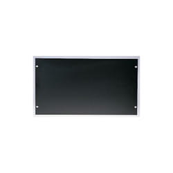 Rs Pro - Panneau avant 8U, 482.6 x 177mm, Anodisé naturel ( Prix pour 1 )