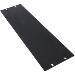 Rs Pro - Panneau avant 3U, 12.7 x 74mm, Noir ( Prix pour 1 )