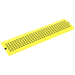 Etiquette adhésive pré-imprimée Rs Pro Jaune, 1800 par paquet ( Prix pour Sachet de 1800 )