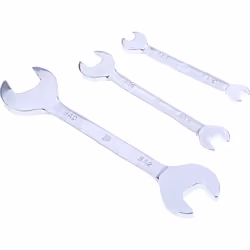 Type de kit = Jeu de clés à fourche Dimensions dans le set = BA 0 x BA 2, BA 4 x BA 6, BA 8 x BA 10 Nombre de pièces = 3 Maté ...