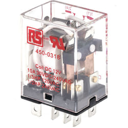 Rs Pro - Relais sans accrochage 2 rt, bobine 12V c.c. Enfichable 900mW ( Prix pour 1 )