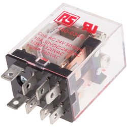 Rs Pro - Relais sans accrochage 2 rt, bobine 24V c.a. Enfichable 1.2W ( Prix pour 1 )