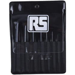 Rs Pro - Jeu de clés Allen en l 0.28 in, 0.35 in, 0.5 in, 1/16 in, 1/8 in, 3/32 in, 5/32 in, 5/64pouce Impérial Hexagonal ( Prix pour 1 Jeu )