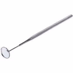 Diamètre = 22.4mm Ajustable = Oui Miroirs dentaires. Miroirs dentaires en acier inoxydable haute qualité avec poignées en aci ...