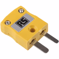 Type d'accessoire = Connecteur Pour être utilisé avec = Thermocouple de type K Application = Connecteur en ligne miniature Ta ...
