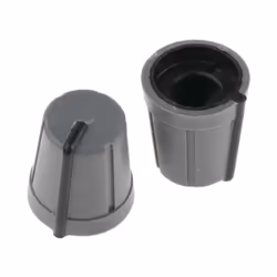 Taille de l'axe = 6mm Type d'axe = Forme en D Hauteur du bouton = 15mm Couleur du corps = Gris Couleur de l'indicateur = Noir ...