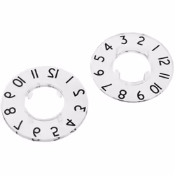 Taille de l'axe = 17mm Diamètre de bouton = 36.8mm Hauteur du bouton = 6.4mm Couleur du corps = Transparent A utiliser avec = ...