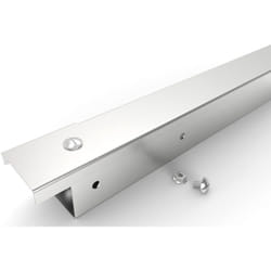 Rs Pro - Goulotte de 50 mm x 50mm x 3m, Fermé, en Acier inoxydable 304 Gris ( Prix pour 1 )