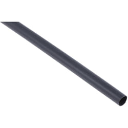 Rs Pro - Gaine thermorétractable Dia. 6.4mm Noir rétreint 3:1, 1.2m ( Prix pour 1 )