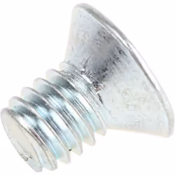 Longueur = 6mm Taille de filetage = M4 Forme de tête = Plat Type d'entrainement = Hexagonal de sécurité Matériau = Acier Fini ...