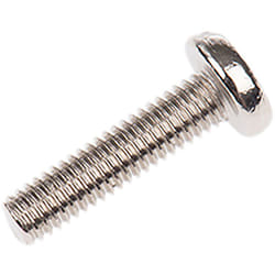 Rs Pro - Vis à métaux M3 à tête Cylindrique fendue en Laiton, 12mm ( Prix pour Sachet de 100 )