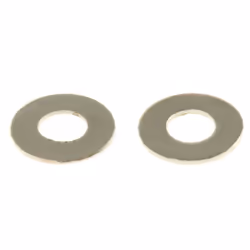 Pour taille de vis/boulon = M2 Matériau = Laiton Diamètre intérieur = 2.2mm Diamètre extérieur = 5mm Epaisseur = 0.3mm Finiti ...