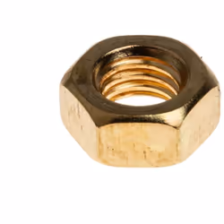 Taille de filetage = M5 Largeur = 8mm Matériau = Laiton Type = entier Finition = Brut Standard DIN = DIN 934 Ecrous métriques ...