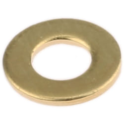 Rondelle plate, M4, Laiton, 4.3mm x 9mm ( Prix pour Sachet de 250 )