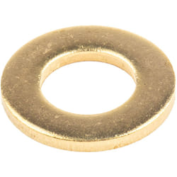 Rs Pro - Rondelle plate, M10, Laiton, 10.5mm x 20mm ( Prix pour Sachet de 100 )