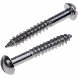 Taille de filetage = 3.5mm Forme de tête = Rond Type d'entrainement = Plat Matériau = Acier Inoxydable Type d'acier inoxydabl ...