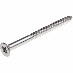 Taille de filetage = 4mm Forme de tête = Fraisée Type d'entrainement = Pozidriv Matériau = Acier Inoxydable Type d'acier inox ...