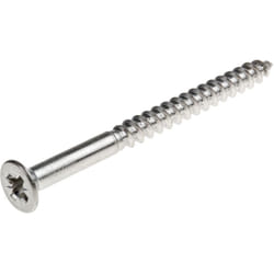 Rs Pro - Vis à bois, 4mm, tête Fraisée 50mm, en Acier Inoxydable A2 304 ( Prix pour Boîte de 50 )