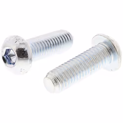 Taille de filetage = M8 Longueur = 25mm Forme de tête = Vis bombée à tête creuse hexagonale Standard DIN = ISO 7380 Matériau  ...