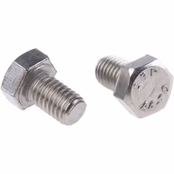 Longueur = 8mm Taille de filetage = M5 Matériau = Acier Inoxydable Type d'acier inoxydable = A4 316 Finition = Brut Boulons h ...