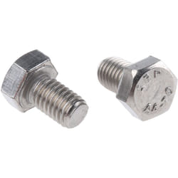 Rs Pro - Vis à tête hexagonale, Acier Inoxydable A4 316 Brut, M5 x 8mm ( Prix pour Sachet de 100 )