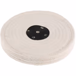 Diamètre = 203mm Type de roue = Disque de polissage Balai-polissage à couture blanche. En pur coton, idéal pour les opération ...